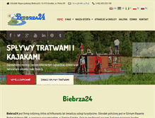 Tablet Screenshot of biebrza24.pl